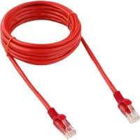 Патч-корд UTP Cablexpert PP12-3M/R кат.5e, 3м, красный