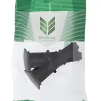 Угол внутренний для плинтуса &laquo;Деконика&raquo;, 85 мм, 2 штуки, цвет 007 чёрный