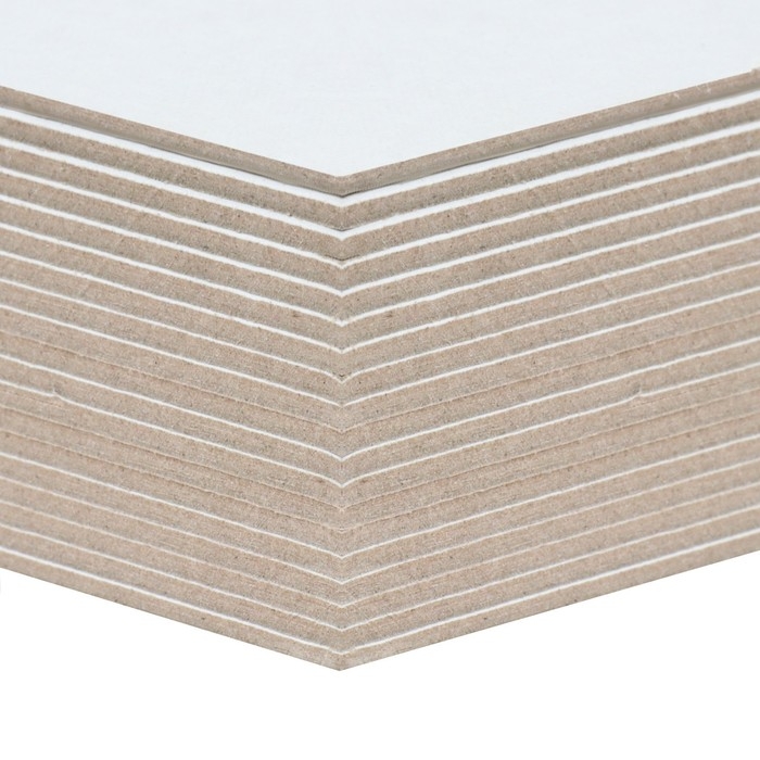 Картон переплётный (обложечный) 2.0 мм, 40 х 50 см, 1250 г/м2, белый Картон переплётный (обложечный) 2.0 мм, 40 х 50 см, 1250 г/м2, белый