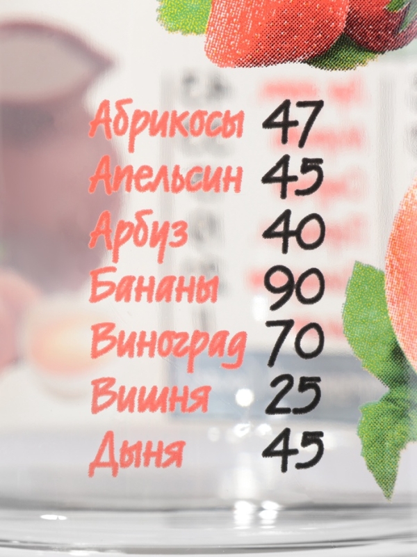 Кружка 300 мл "Таблица калорий"