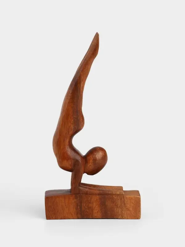 Абстракция &laquo;Гимнастика&raquo;, 11&times;4&times;20 см, дерево суар