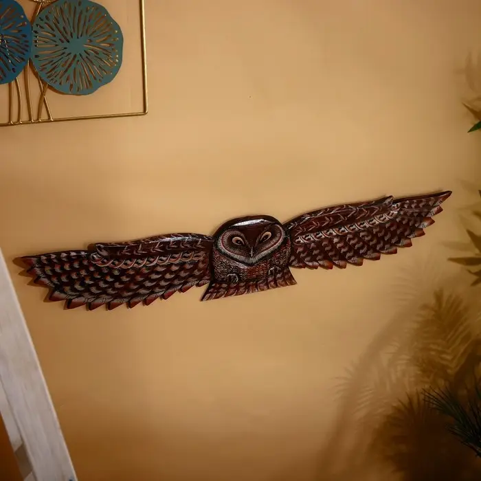 Панно  Панно "Парящая сова" албезия 100 см