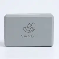 Блок для йоги Sangh, 23&times;15&times;8 см, серый