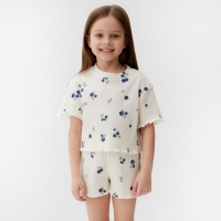 Пижама детская (футболка и шорты) KAFTAN Little berry р.32 (110-116)