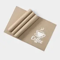 Салфетки сервировочные на стол Доляна Coffee, 4 шт., 44&times;29 см, бежевые
