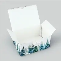 Коробка подарочная новогодняя складная &laquo;С Новым годом&raquo;, 22&times;15&times;10 см