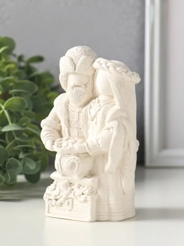 Фигурка гипс &laquo;Берегиня и Богач&raquo;, 14&times;10 см