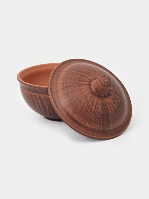 Кокотницы, набор 2 шт., 700 мл, 14&times;15 см, красная глина