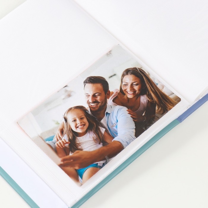 Фотоальбом на 200 фото 10х15 см, пластик. листы Фотоальбом на 200 фото 10х15 см, пластик. листы "SPb city art: teal"