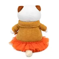 Мягкая игрушка "Кошечка Ли-Ли в платье с оборкой", 24 см LK24-170