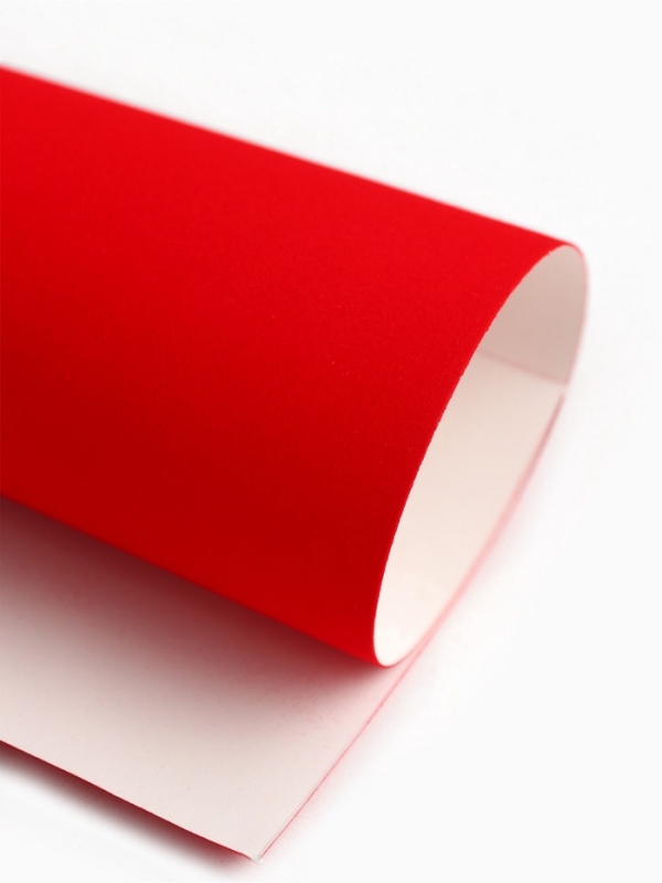 Набор цветной бумаги с бархатом А4, 8 листов, 8 цветов, 80г/м2, Щенячий патруль