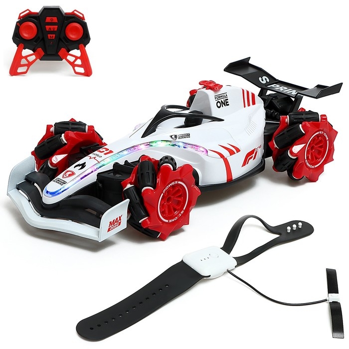 Машина радиоуправляемая «Формула», работает от аккумулятора, эффект дыма, свет, цвет белый Машина радиоуправляемая «Формула», работает от аккумулятора, эффект дыма, свет, цвет белый