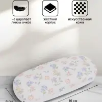 Футляр для очков на хлопушке, с принтом, размер 16&times;4&times;6 см, МИКС