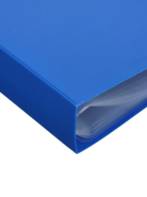 Папка с 20 вкладышами А3, 800 мкм, Calligrata, текстура &laquo;песок&raquo;, синяя