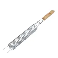 Решётка - гриль для овощей maclay, 27&times;5 см, хромированная сталь, для мангала