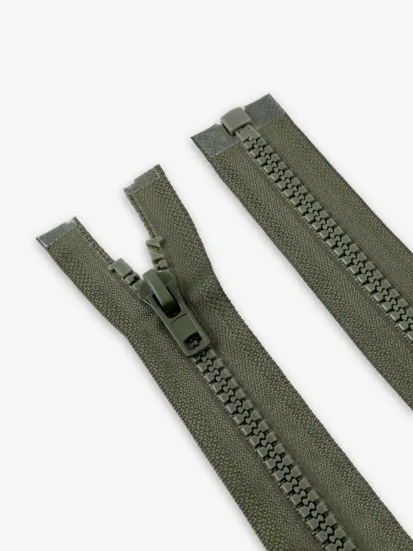 Молния &laquo;Трактор&raquo;, №8, разъёмная, замок автомат, 100 см, хаки