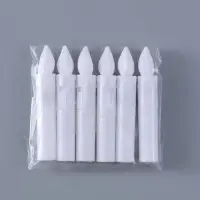 Светодиодная свеча, ночник LED RISALUX «Мини», 3×AG13, белый, 1.5×1.5×9 см