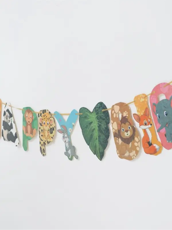 Гирлянда Happy Birthday &laquo;Сафари&raquo;