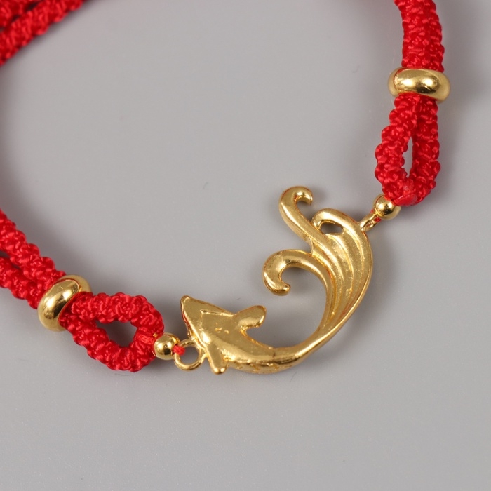 Браслет фен-шуй Браслет фен-шуй "Растительный узор" регулируемая длина набор 5 шт