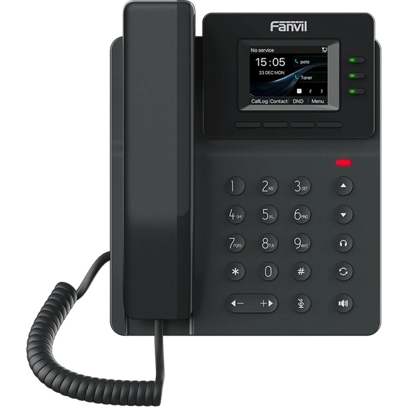 IP-телефон Fanvil V60P,320X240, 2.4,HD voice,4 SIP,6 DSS,Opus+IPV6,PSU