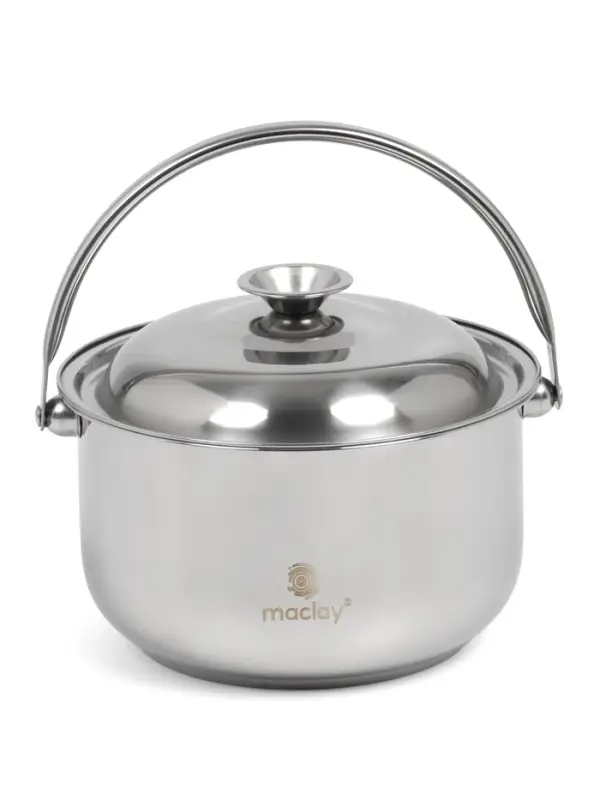 Котелок походный maclay, 18 см, с крышкой, нержавеющая сталь