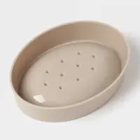 Набор аксессуаров для ванной комнаты SAVANNA &laquo;Сильва&raquo;, 6 предметов (дозатор, мыльница, 2 стакана, ёршик, ведро), цвет серый