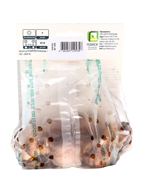 Гладиолус крупноцветковый «Джестер», луковица цветов в пакете с перфорацией, р-р 10/12, 10 шт.