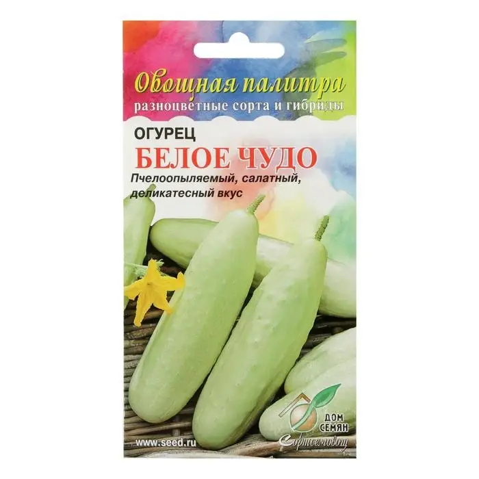 Семена огурца  Семена огурца "Белое чудо", 5 шт.