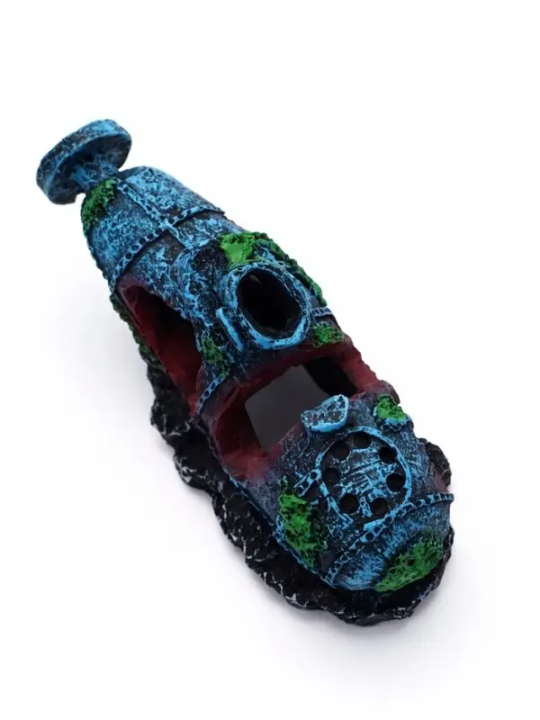 Декор для аквариума &laquo;Подводная лодка&raquo;, 16.3&times;6.5&times;8.5 см