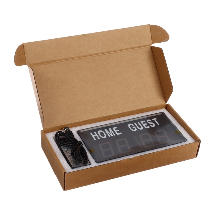 Светодиодное электронное табло для счета, дистанционное управление, 22 х 3.5 х 11.5 см Светодиодное электронное табло для счета, дистанционное управление, 22 х 3.5 х 11.5 см