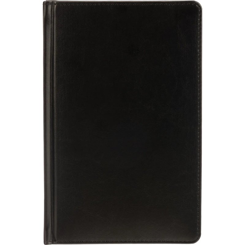 Ежедневник недатированный Attache А5, 160л, 138x213мм под кожу, черный