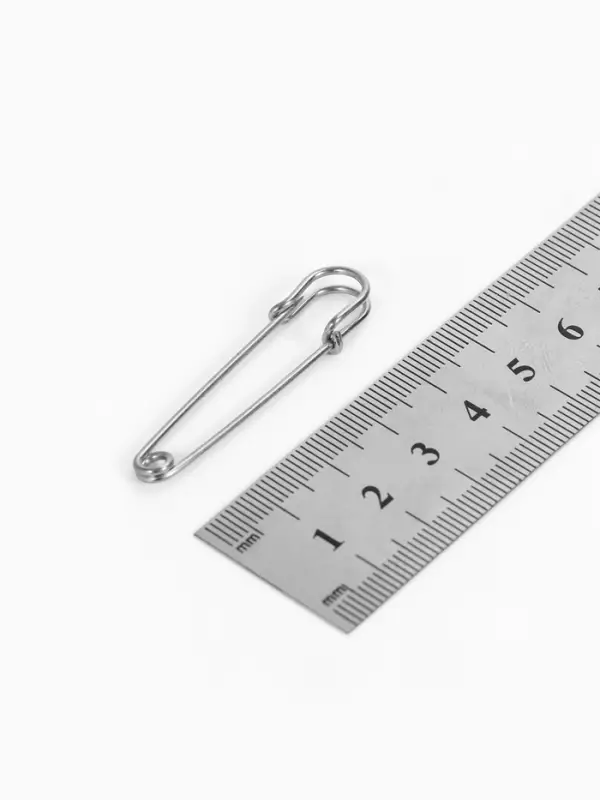 Булавка 4.5&times;1.2 см (набор 5 шт.), СМ-208-3, цвет серебро