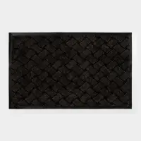 Коврик придверный влаговпитывающий &laquo;Крафт&raquo;, 50&times;80 см, коричневый МИКС