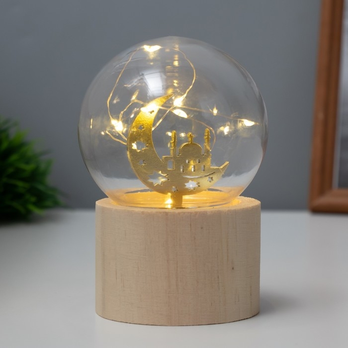 Ночник «Шар-мечеть» LED 3хAG10 шар 8см 6,5х6,5х11,5см