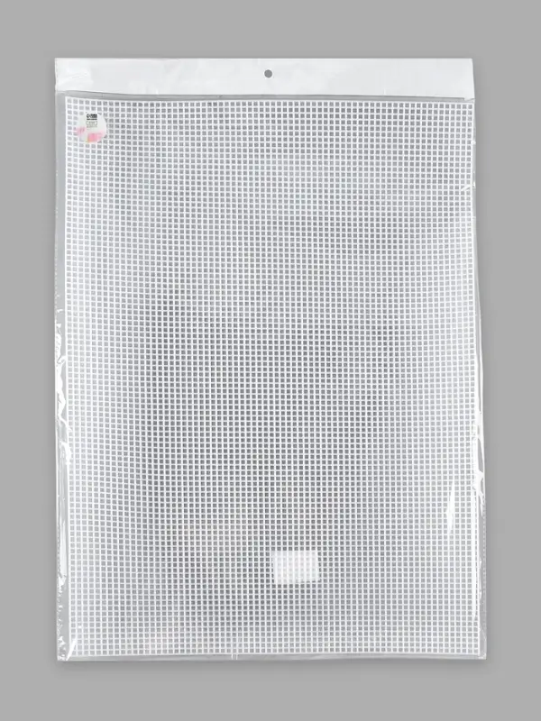 Канва для вышивания №4, пластиковая, 60&times;42 см, белая
