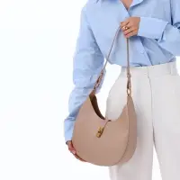 Сумка женская багет TEXTURA на молнии, 27&times;9&times;23 см, бежевая