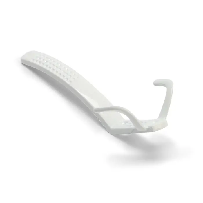 Крючок мебельный ТУНДРА TKT001, трехрожковый, белый