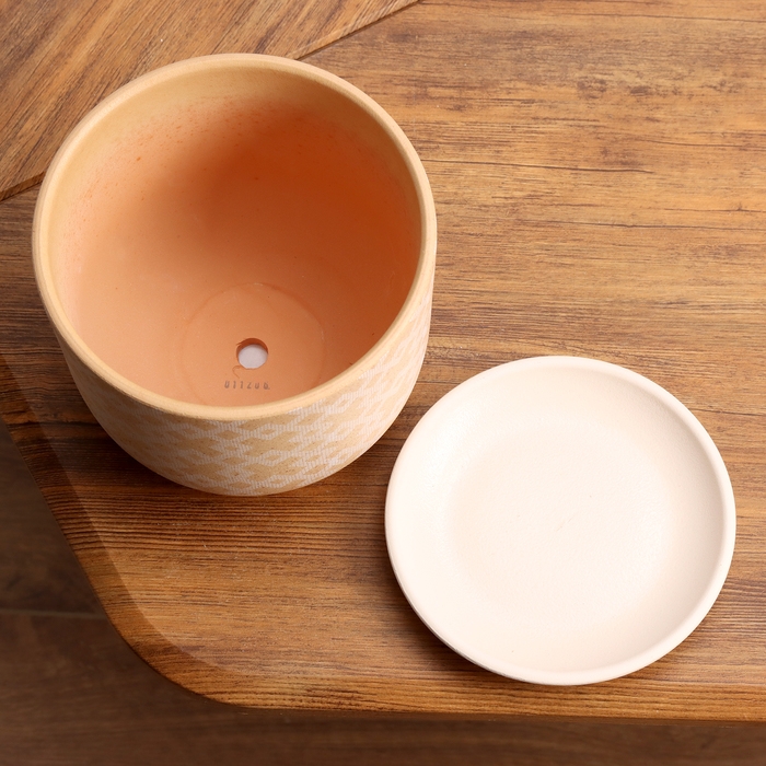 Горшок цветочный Кросс терракота бук №2, 1,6 л, d - 15 см Горшок цветочный Кросс терракота бук №2, 1,6 л, d - 15 см