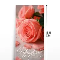 Конверт для денег &laquo;Поздравляем&raquo;, цветы, 16.5&times;8 см