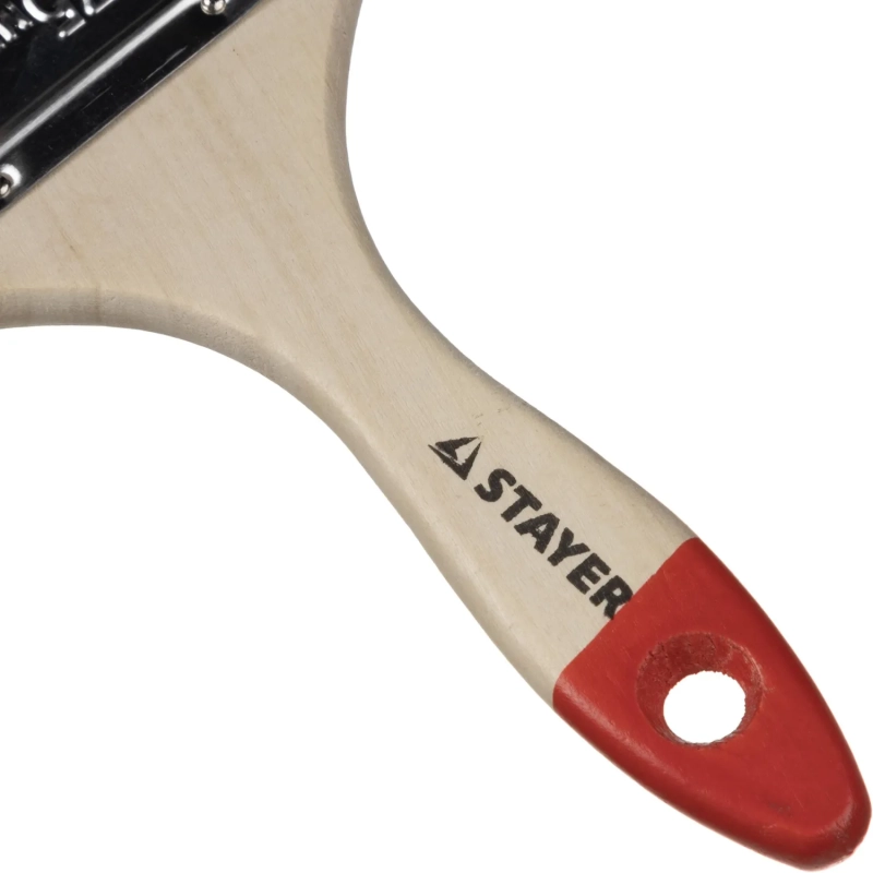 Кисть плоская 3"/75 мм, натур.щетина STAYER 0101-075