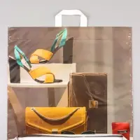 Пакет &laquo;Витрина&raquo;, полиэтиленовый с петлевой ручкой, 55&times;55 + 4 см, 60 мкм