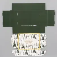 Коробка подарочная, самосборная &laquo;Счастья в новом году&raquo;,30.7&times;22&times;9.5 см