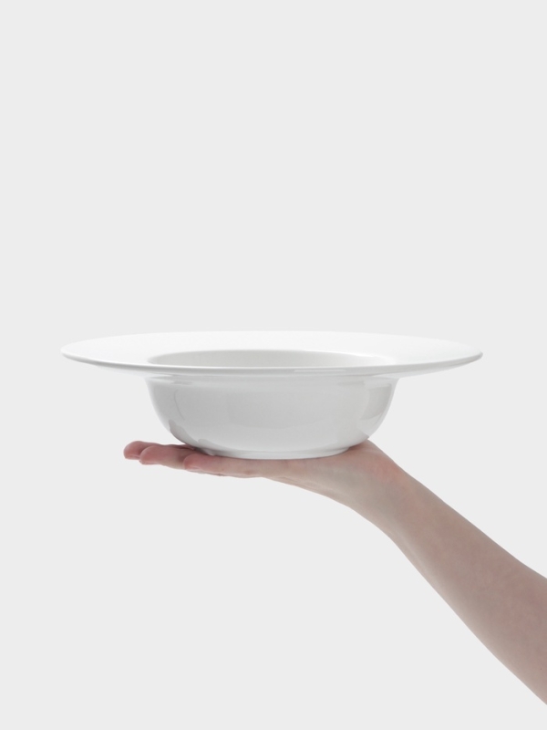 Тарелка для пасты Hanna Knövell, d=26.5 см, фарфор, белая