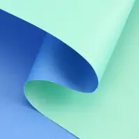 Пленка матовая для цветов, светло-бирюзовый, голубой, 0.58&times;10 м