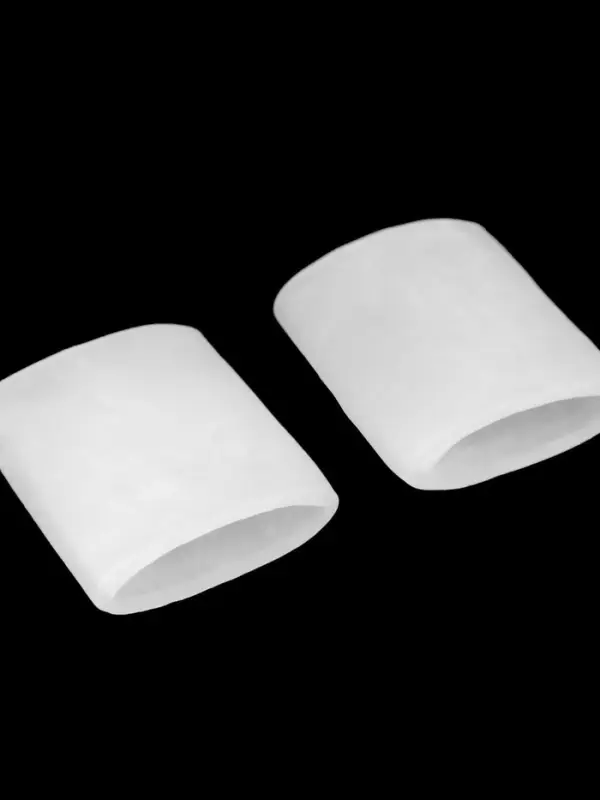 Напальчники для больших пальцев ног, силиконовый, 3.5&times;3.5&times;1.5 см, пара, белые