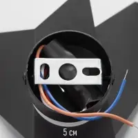 Светильник потолочный BayerLux Crow, 1&times;10 Вт, GU10, черный, 35&times;18&times;10 см