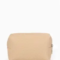 Косметичка дор Плетенка, 16*5*10, отдел на молнии, св. бежевый