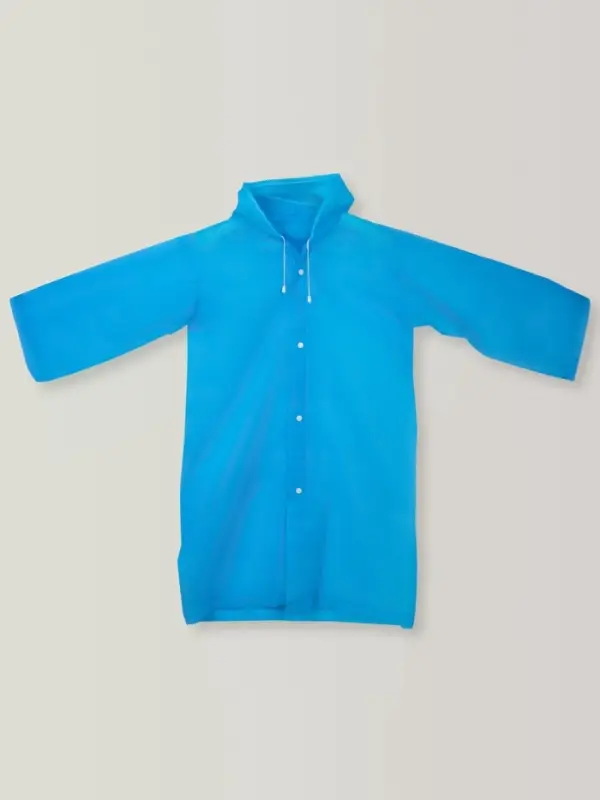 Дождевик детский, рост 120-160 см, ЭВА 85 г, синий