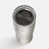 Термокружка Icon 710 с поворотной крышкой, серебристая (стальная)