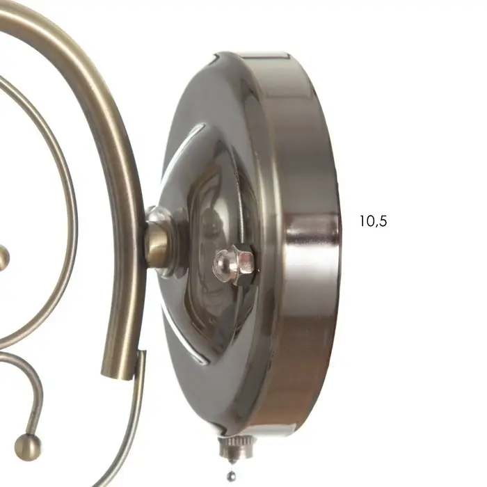 Бра 2011/1 E27 60Вт бронза 26х13,5х13 см